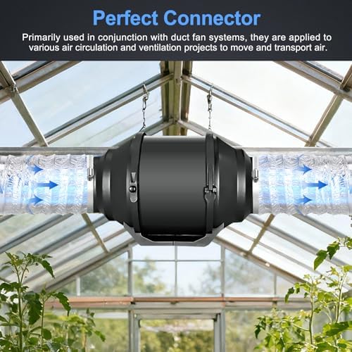 7 Inch Flexible Ducting 5FT, Double-Layer Aluminum Dryer Vent Hose, Heavy Duty - Image 4