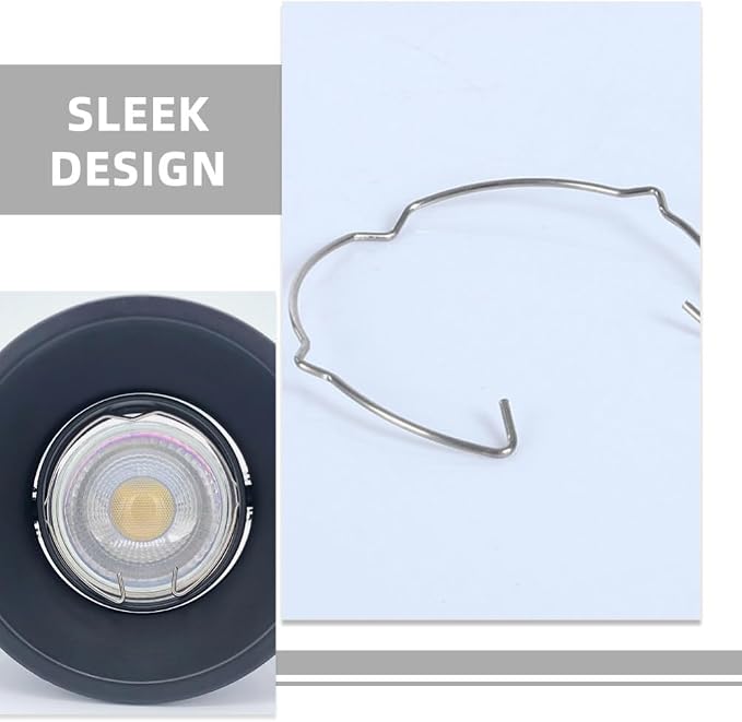 SUPVOX Downlight Accessories 10Pcs Retaining Rings Drywall Repair Clips Lamp - Image 8