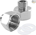 Joywayus 2PCS 1/2 G Female to 3/8 Compression Male Thread Pipe Fitting by Joywayus