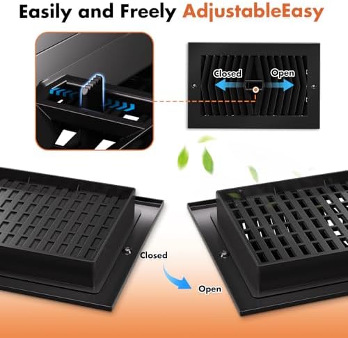 2 Pack 10 x 6 Inch Air Vent Cover - Image 5