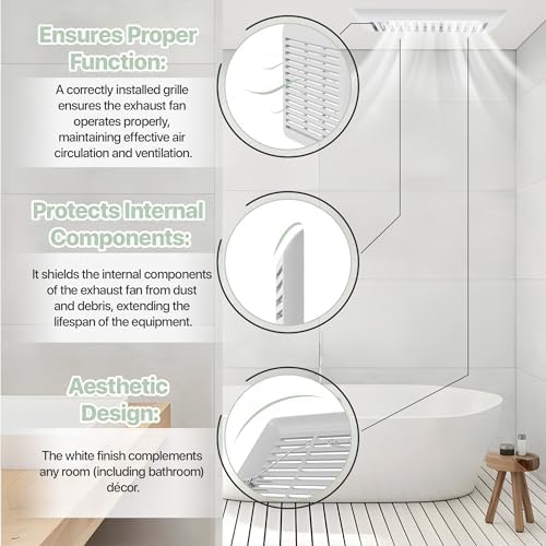 C350GN Bathroom Plastic Grille Cover - Image 5