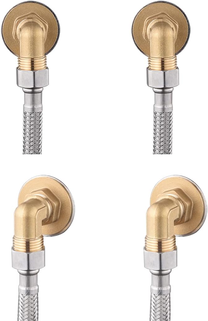 Wall Mount Commercial Faucet Installation kit, Brass 90 dergee backsplash Mount - Image 8