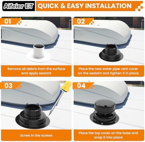 Aifeier ET 1 Pcs RV Plumbing Vent Caps - Image 6