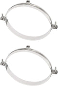 HARFINGTON 2pcs 201 Stainless Steel 6.1-6.3"/155-160mm Split Ring Pipe Hanger by HARFINGTON