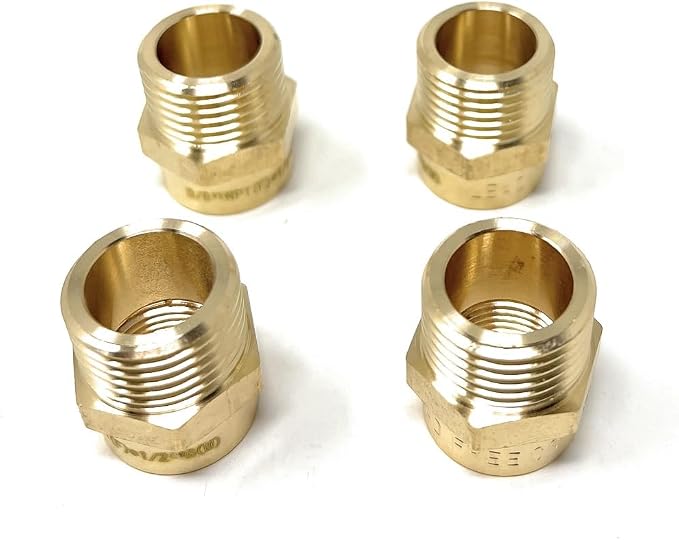 Cascada Lead-Free Brass Adapter, G Thread British BSPP Male to NPT Female | - Image 6