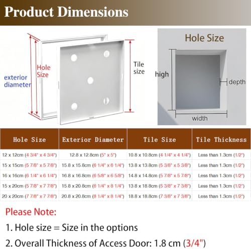 Plastic Tile Hidden Access Panel - Image 6