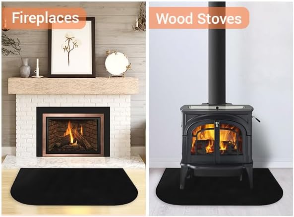 Fireplace Mat, Hearth Rug Fireproof, Fireplace Floor Mat, Fireproof Rug - Image 3