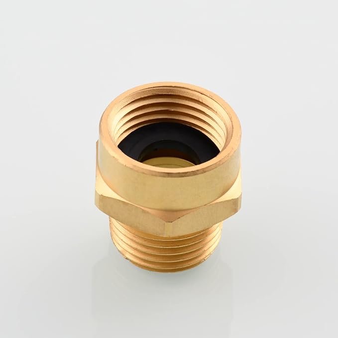 2 Pcs BSP to NPT Adapter Brass G1/2 Female Thread to 1/2 NPT Male Thread - Image 9