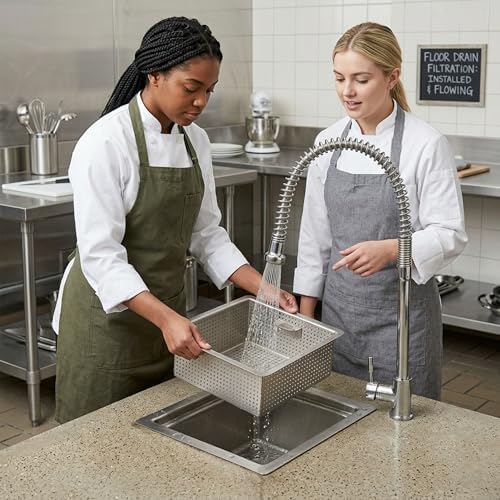 Commercial Stainless Steel Floor Drain Strainer Basket - Image 4