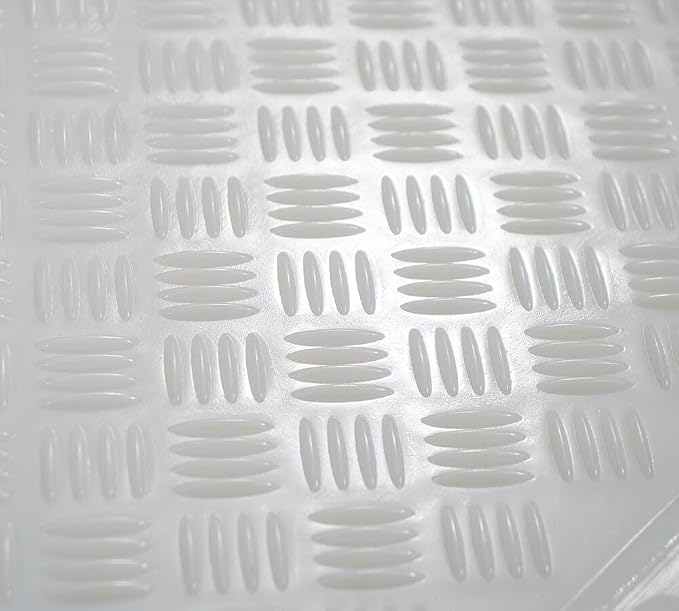 10 Pk 2' x 8' - 1/2" Thick Heavy Duty White Ground Protection Mats - Easily - Image 9
