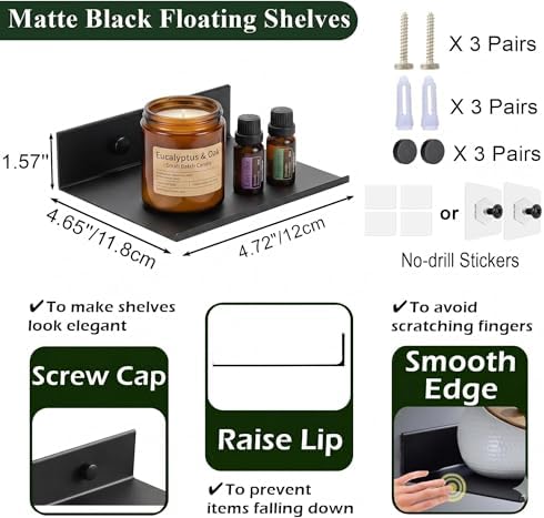 Z metnal Small Floating Shelves - Image 3