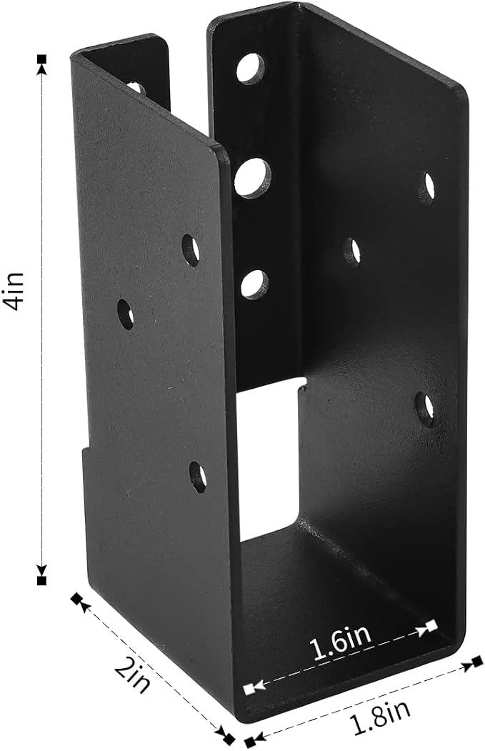 24 Pcs 2"x4" Concealed Joist Hangers - Image 2