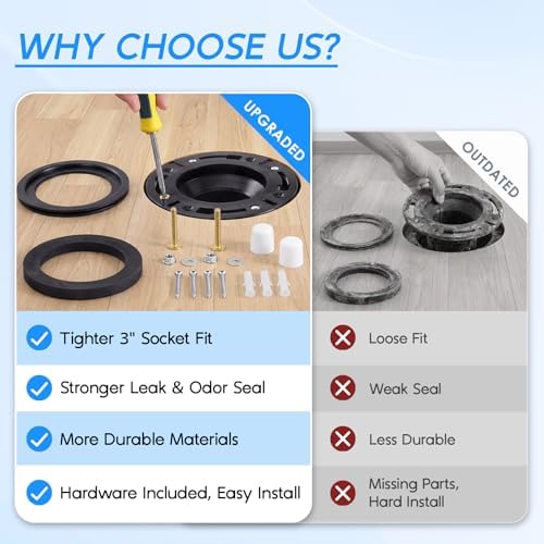 385345892 RV Toilet Seal & Socket Floor Flange Kit - Image 4
