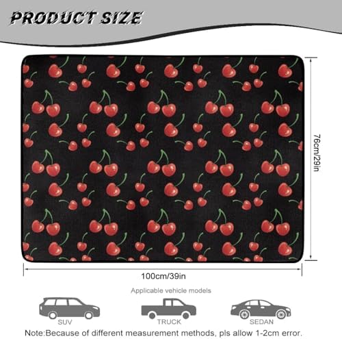 Black Cherry Trunk Mat Universal Waterproof Cargo Liner - Image 7