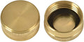 2 Pack 3/4" Brass Garden Hose End Caps by Sanpaint