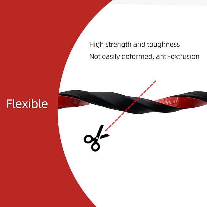 Weather Stripping Seal Strip for Doors/Windows 13Feet, Self-Adhesive - Image 7