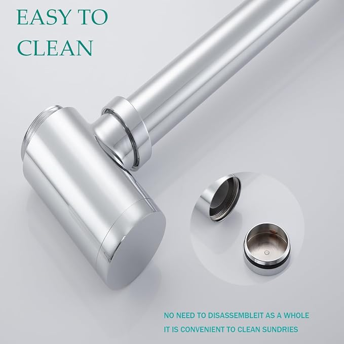 Brass Round Bottle P-Trap 1 1/4, Adjustable Basin Sink Waste Drain Trap Kit - Image 7