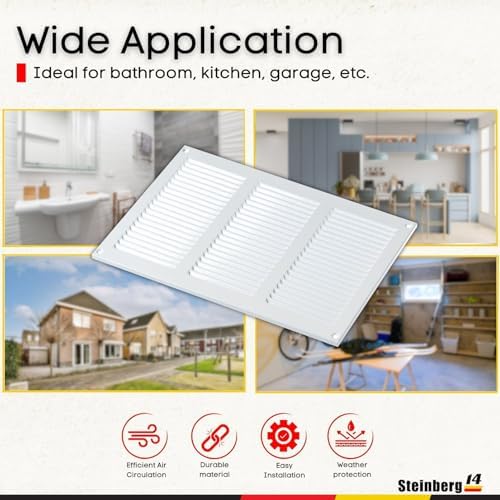Steinberg14 White Vent Cover 10x6 - Image 4