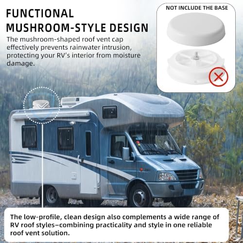 1-Pack Mushroom Style RV Plumbing Vent Cap - Image 3