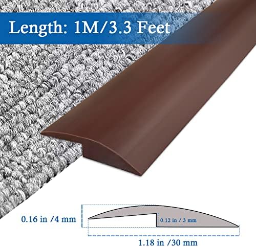 FONUNO Carpet Transition Strip Self Adhesive Floor Transition Strip - Image 2