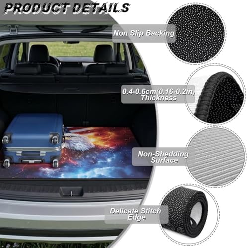 ELEQIN Trunk Cargo Liner for Cars SUV Sedan Truck Non Slip Backing Car Cargo - Image 6