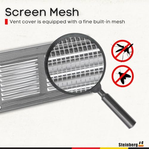 Steinberg14 Stainless Steel Vent Cover 10x2 - Image 3