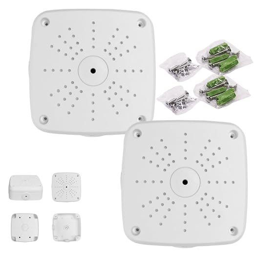 5" Security Camera Base Junction Box, Universal Electrical Box by GledeYeTec