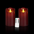 Artmarry Flameless Candles 4" 5" 6" Set of 2/3/6 Outdoor Indoor Pillars Battery by Artmarry