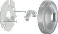 Danco 12006 Shower Arm Stabilizer Bracket and Flange Cover, 3.1 Inch, Brushed by DANCO