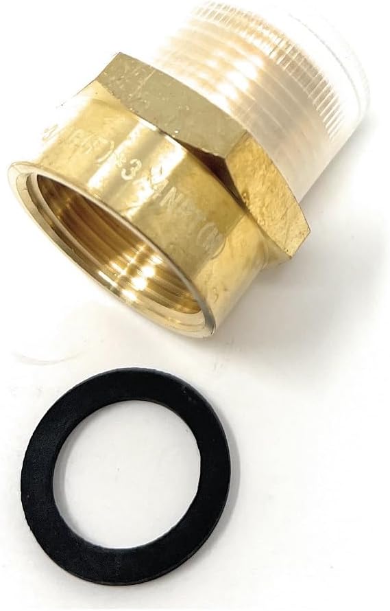 G Thread 3/4" Female to NPT Thread 3/4" Male Pipe Fitting Adapter - Image 4