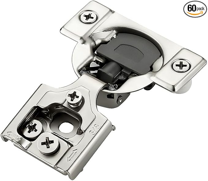 Soft Close Hinges for Kitchen Cabinet Hinges, 3/8 Inch Overlay, 60 Pack | 30 by Ravinte