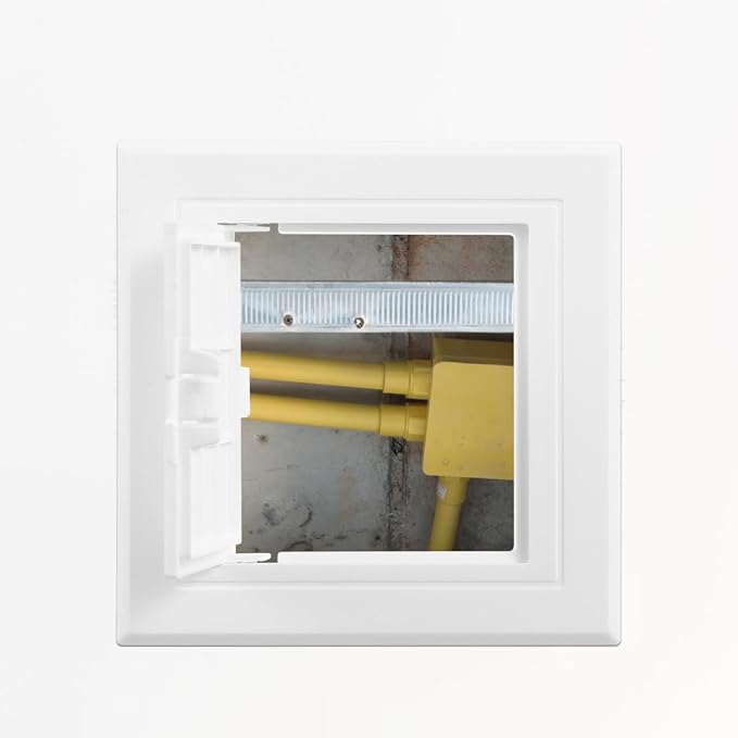 jojofuny Access Panel for Drywall, 3 X 3 Inch PVC Toilet Wall Access Panel - Image 2