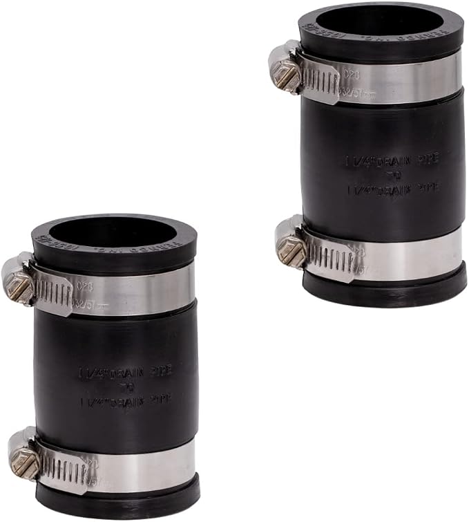 Fernco 1056-125 1-1/4-in. Flexible PVC Pipe Coupling by FerncoInc