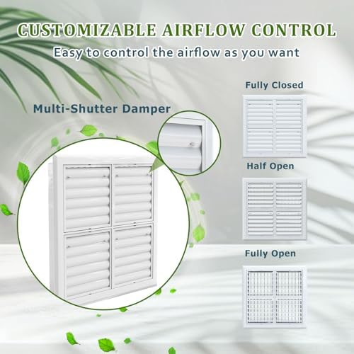 16x16 Air Vent Covers, Air Return Vent Cover Grill - Image 4