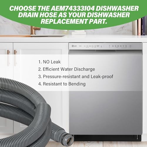 AEM74333104 Dishwasher Drain Hose Compatible - Image 5
