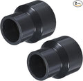 M METERXITY 2-Pack UPVC Reducer Pipe Fitting 2"x1-1/4" Reducing Grey | Coupling by MMETERXITY