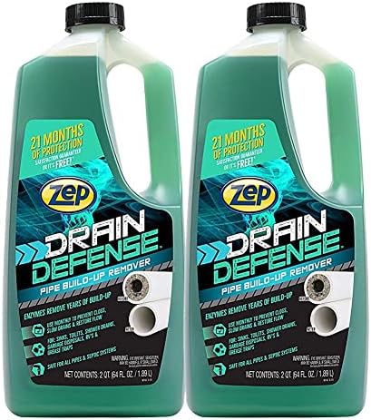 Zep Drain Defense Pipe Build-Up Remover - 64 oz by Zep