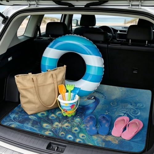 ELEQIN Car Trunk Cargo Liner, Washable Auto Trunk Protective Mat, Cargo Liner - Image 2