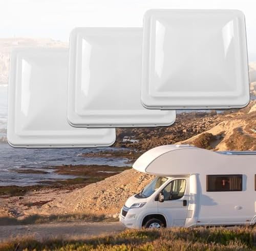 ALLGOOD Replacement 14" x 14" Roof Vent Cover Camper RV Trailer 3PCS - Image 2