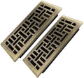 Howeall 4x10 Inches 2 Pack Heavy Duty Walkable Floor Register Easy Adjust Air by Howeall