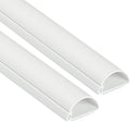 D-Line Half Round Cord Hider, Patented Cable Cover, Hide TV Wall Mount Wires by D-LineUSAinc