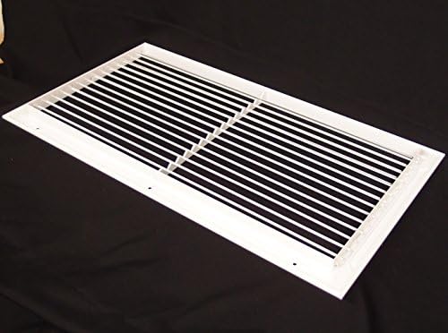 30" w X 12" h Aluminum Adjustable Return/Supply HVAC Air Grille - Image 3