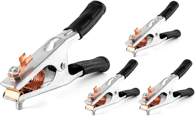 QWORK Copper Welding Ground Clamp, 4 Pack - Image 8
