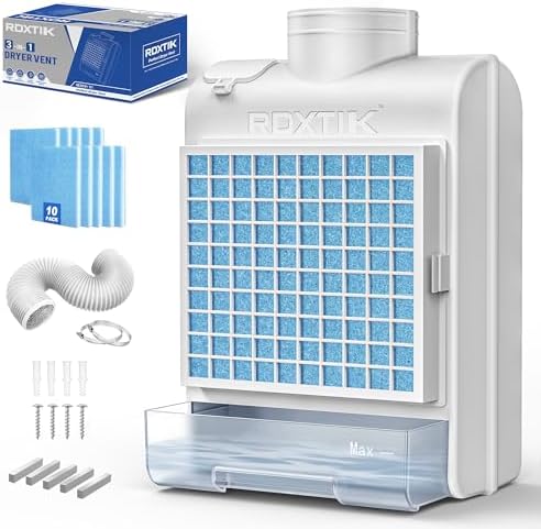 3-in-1 Indoor Dryer Vent Kit, Stainless Steel Screen Filter and Water Drawer by Unknown