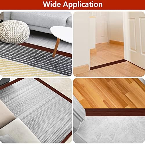 20Ft Floor Transition Strip Self Adhesive Carpet to Tile Floor Edging Trim PVC - Image 6