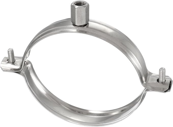 HARFINGTON 201 Stainless Steel 3.5"/90mm Split Ring Pipe Hanger Pipe Strap by HARFINGTON