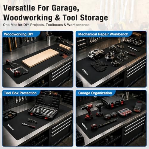 Workbench Mat 60"x24", 0.16" Thicken Anti-Slip Tool Box Top Mat - Image 6