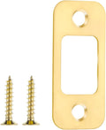 Deadbolt Strike Plate Backplate 1" x 2 1/4" Round Corner Round Corner Heavy Duty by Unknown