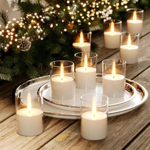 VIODAIM 12Pack Flickering Flameless LED Candles - Image 8