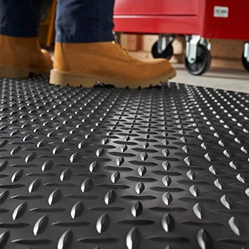 Consolidated Plastics Anti-Fatigue Heavy Duty Diamond Plate Floor Mat, - Image 4